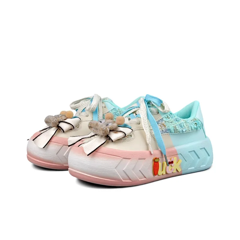 N6N8 Slip Resistant Cushioning Wear Resistant Lightweight Low Top Skateboard Shoes Women's-9