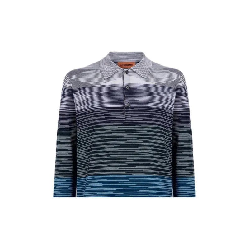 MISSONI Striped Polo Shirt-4