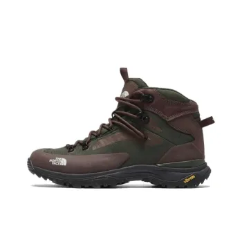 THE NORTH FACE Creston Hike Anti Slip Wear Resistant Mid Top Trekking Shoes Men's Russet