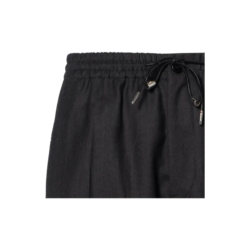 Burberry Monogram Motif Wool Trousers-6