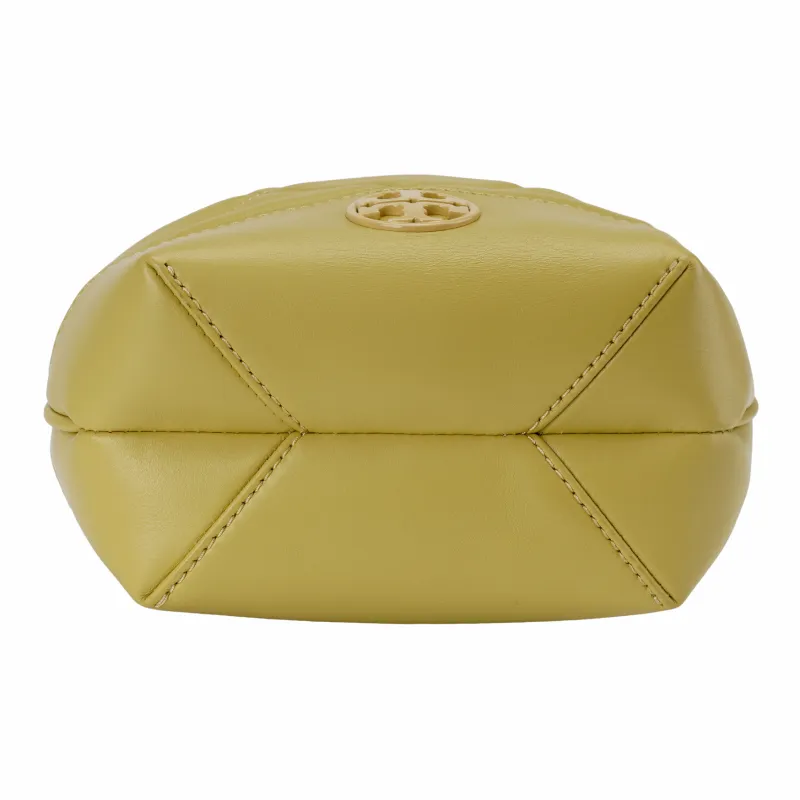 TORY BURCH TB Willa Leather Bucket Bags Shoulder Bag Crossbody Bag Handbag Mini Women's Yellow-3