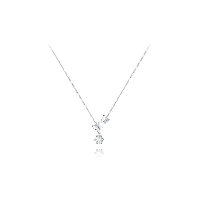 BLANK IN BLANK Zircon Necklaces Women's Bestie Girlfriend Couple Birthday Girl-0