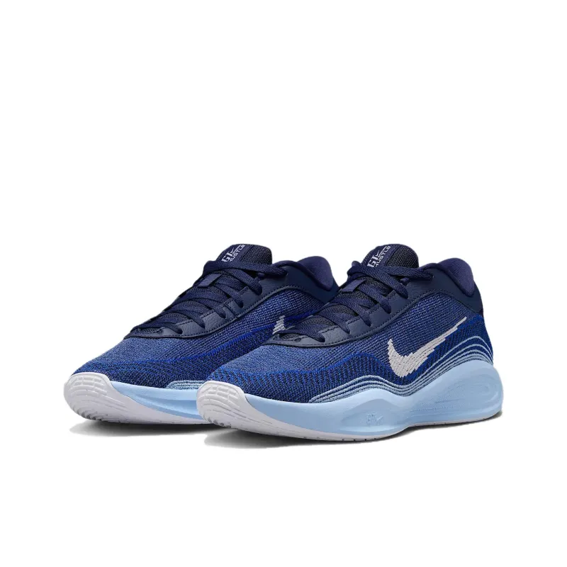 Nike GT Hustle Academy Anti Slip Wear Resistant Low Top Basketball Shoes Unisex Blue-2