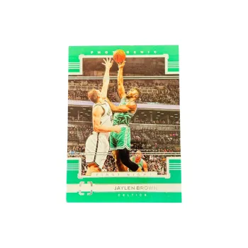 PANINI Jaylen Brown Celtics On Court Collection Classic Photo Baseka Jaylen Brown Game Face Sports Cards 1 Pc