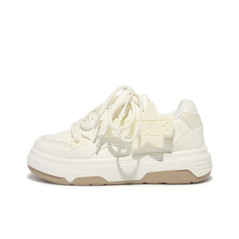 Miss Zhang Skateboard Shoes Women's Beige-0
