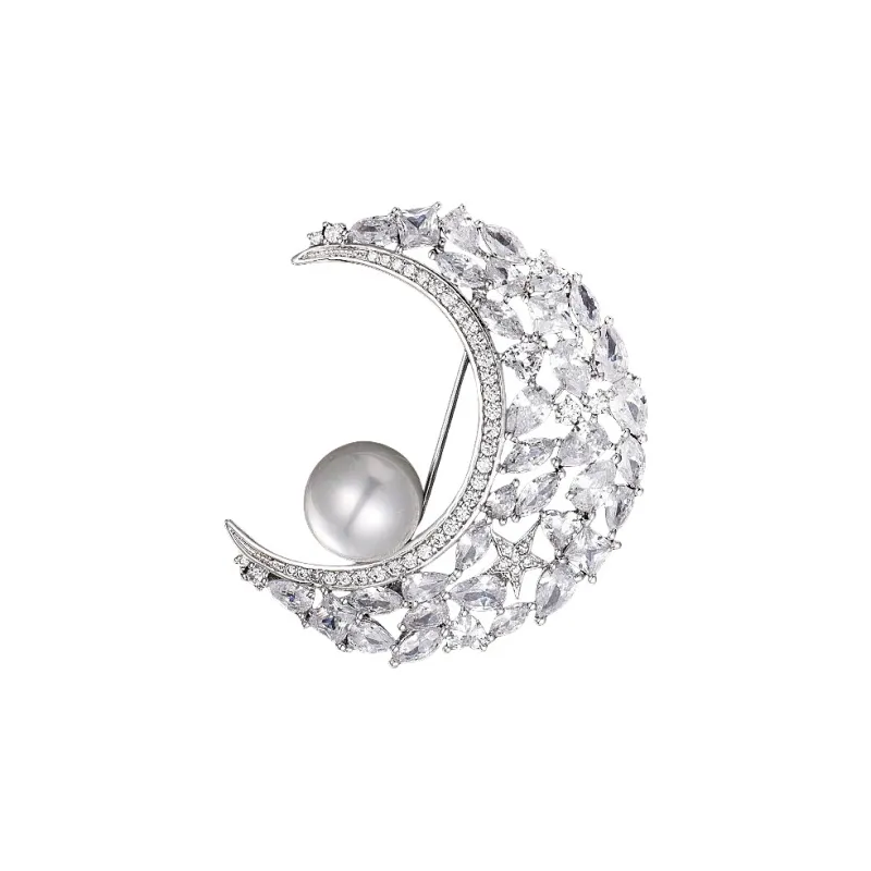 Lan Ying Artificial Crystal Brooches Women's-10