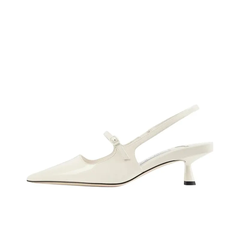 Jimmy Choo Didi Irregular Heel High Heels 4.5cm Women's Latte-0