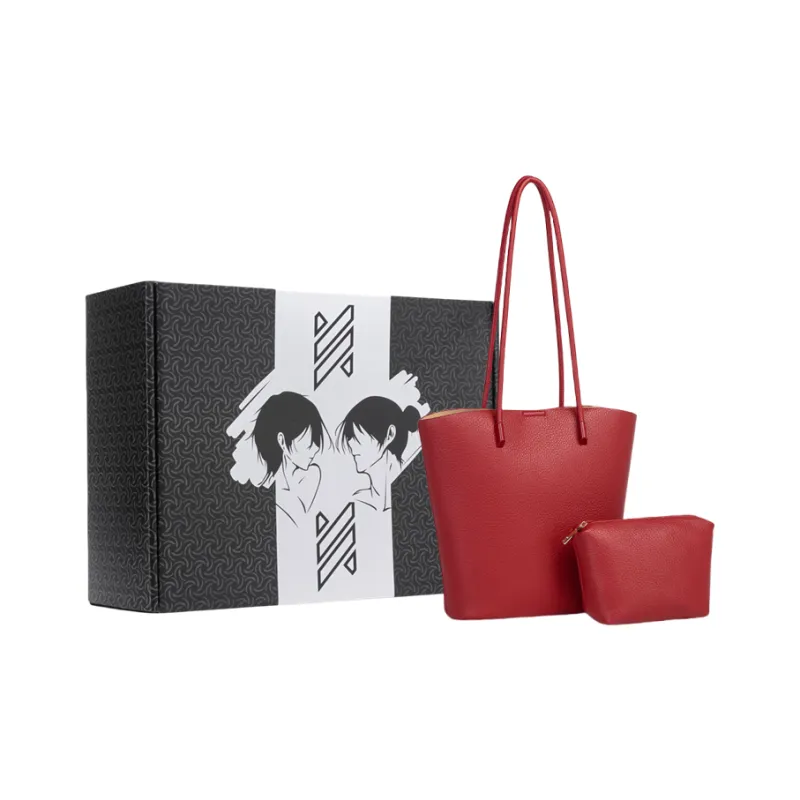 NOMK PU Underarm Combo Bag, Shoulder Bag Regular Women's Burgundy/Black/Elephant Gray/Cookie/Ecru-0