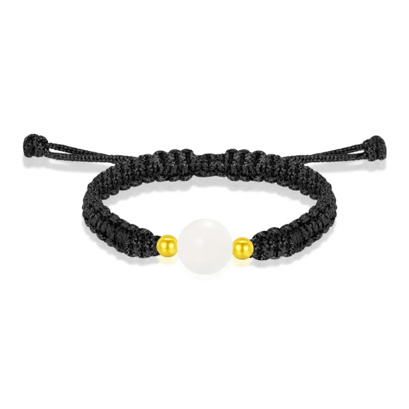 Thuban Ark White Jade Bodhi Rings Unisex-0