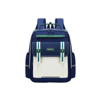 RUIPAI Polyester Backpack Regular Kids' Navy Blue/Blossom Pink/Light Purple/Black Gold/Pine Green