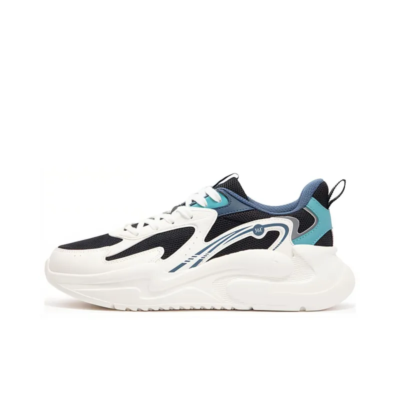 361° Life Collection Cushioning, Slip Resistant, And Abrasion Resistant Low Top Casual Shoes Men's White Black-0