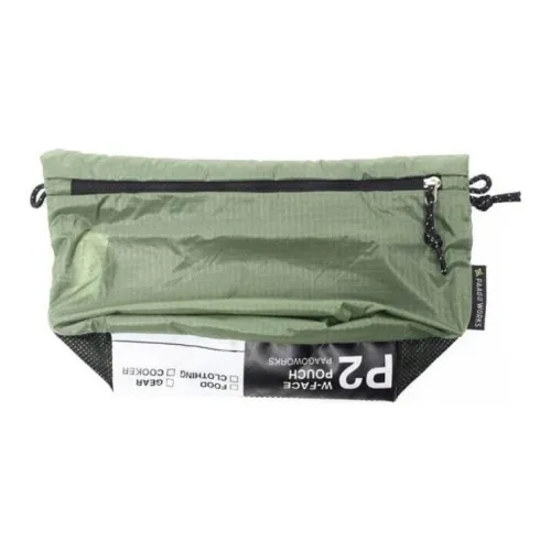 PAAGO WORKS Nylon Clutch Unisex Moss Green