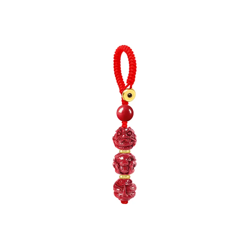 EADDA JEWELRY Cinnabar Keychains Unisex-24