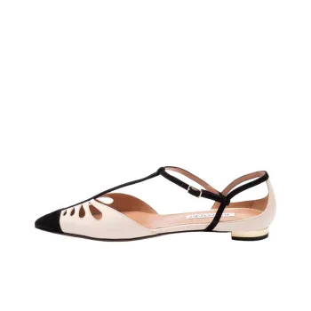 AQUAZZURA Camille Flat Casual Single Shoes Women's Beige