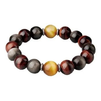 Moonstone Edge Tiger's Eye Stone Bracelets Unisex