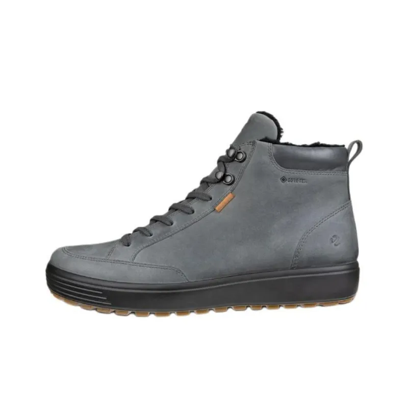 Ecco SOFT 7 TRED Ankle Boots Men's Gray-0