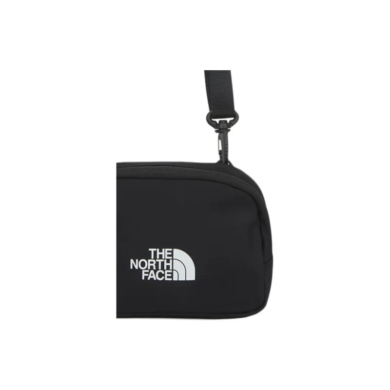 THE NORTH FACE Nylon Shoulder Bag, Crossbody Bag Mini Unisex Black-3
