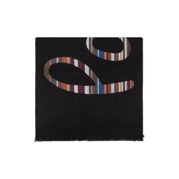 Paul Smith Wool Scarf With Logo