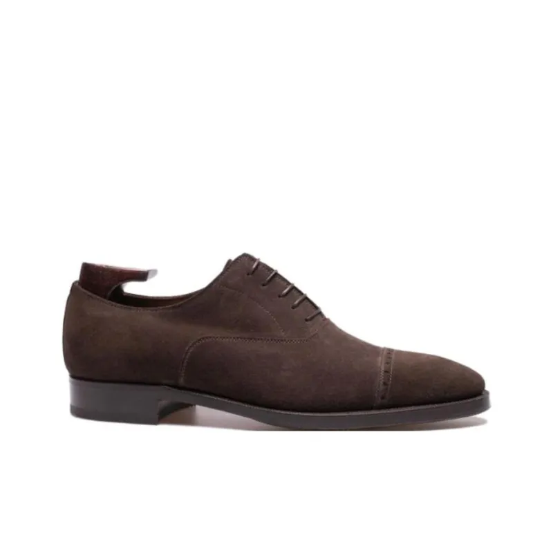 Enzo Bonafe Dress Shoes Men's Dark Brown-1