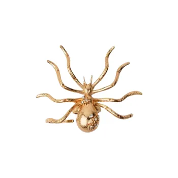 ZARA Metal Rings Women's Beige Yellow