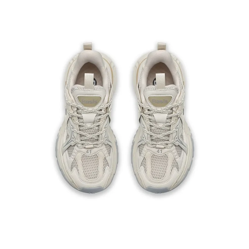 BASLS Moon Exploration 2.0 Collection Slip Resistant Height Increasing Low Top Chunky Sneakers Unisex-11