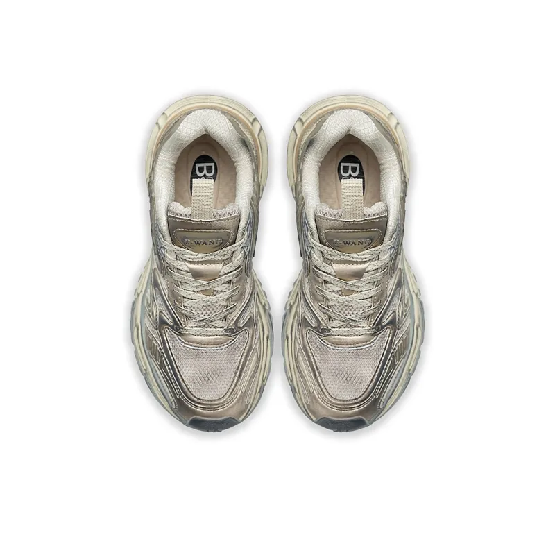 BASLS Moon Exploration Series Mecha Style Breathable Slip Resistant Low Top Chunky Sneakers-32