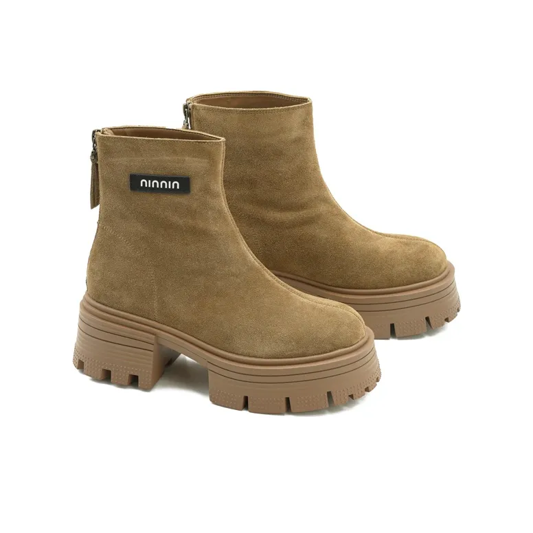 Little Sue Ankle Boots Women's Khaki-2
