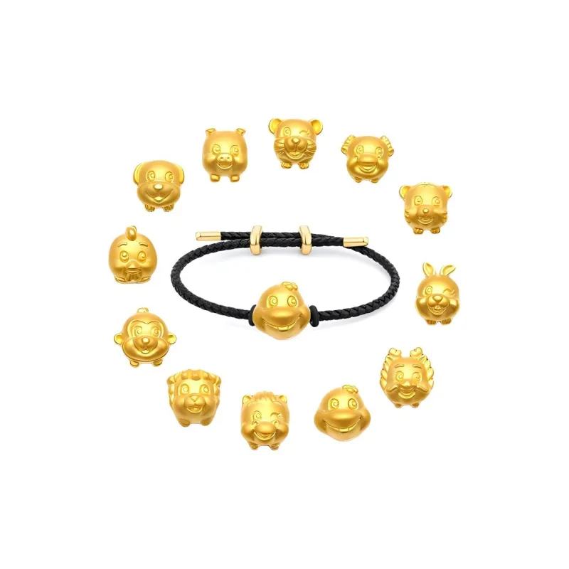 YASHENGZHUBAO Gold Bracelet Unisex-3