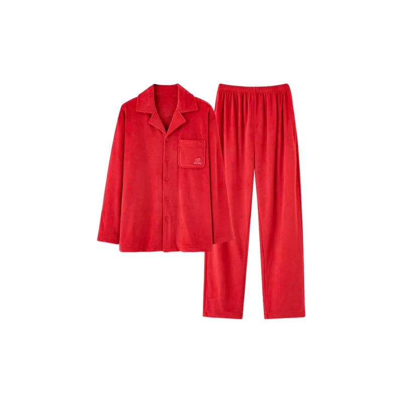 MIIOW Honmei Series Pajama Set Men's Red-0