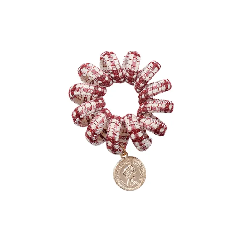 ROYALSASA Polyester Alloy Accessories Hair Tie Women's-0