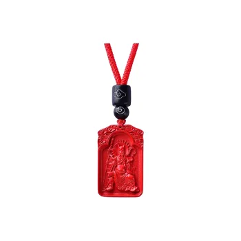 Sweet Kisses Cinnabar Jade Necklaces Unisex