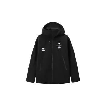 CAMEL All weather Waterproof And Windproof To Keep Warm Windbreaker Jacket Unisex Black