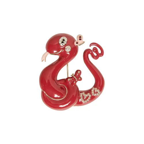 MaxMara Metal Brooches Women's Red