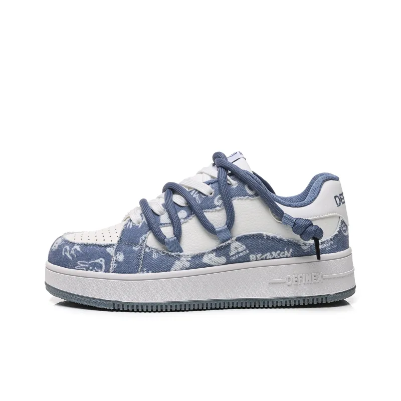DEFINEX Skateboard Shoes Unisex Low Top White-22