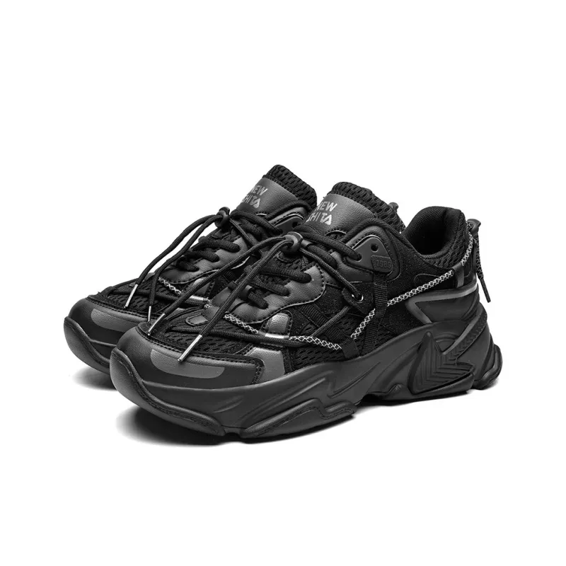 SOURCE Slip Resistant, Abrasion Resistant, Supportive, Balanced, Lightweight Low Top Chunky Sneakers Unisex-6