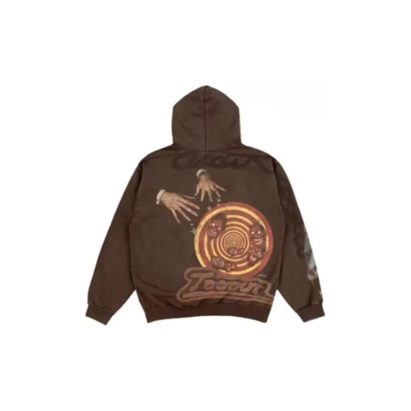 Travis Scott Utopia Circus Maximus 2023 Tour Zip Up Hoodie-1