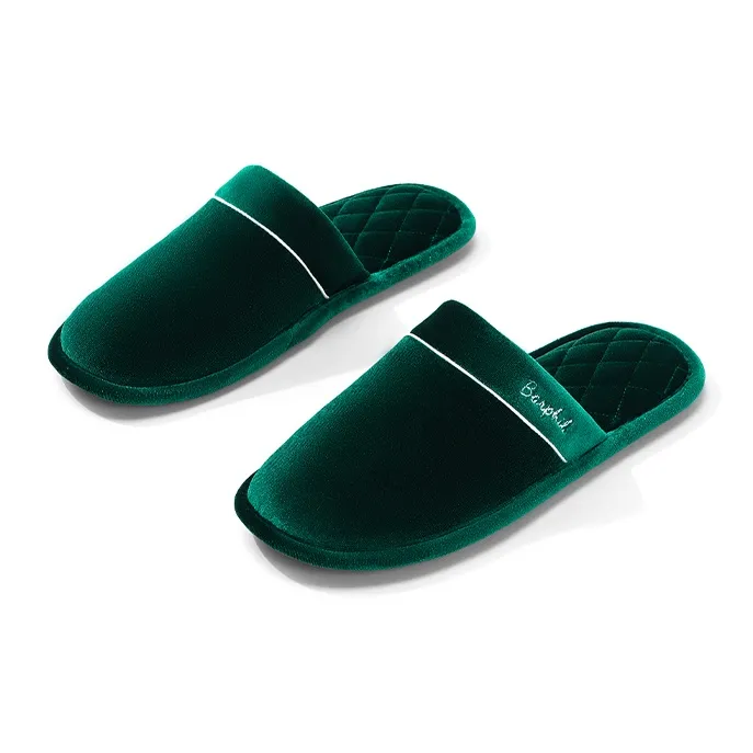 Barphil Men's & Women's Indoor Home Fall & Winter Slip Resistant Cotton Slipper With Soft Sole Closed Toe Casual-19