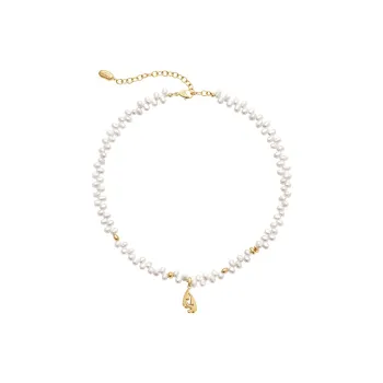 Amber Lollipop Pearl Necklaces Women's