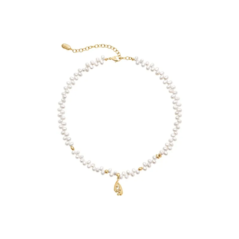 Amber Lollipop Pearl Necklaces Women's-0