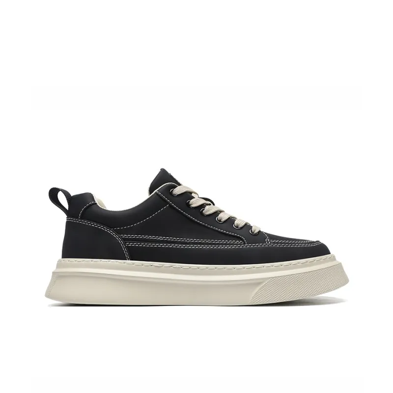 CEDAR HAN Abrasion Resistant Lightweight Height Increasing Low Top Skateboard Shoes Men's-6
