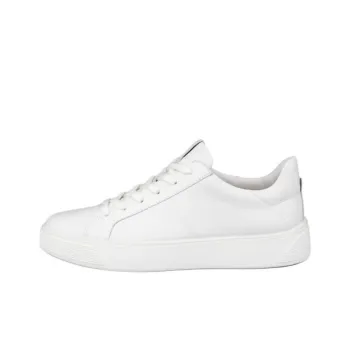 Ecco Street Tray Low Top Skateboard Shoes Women's White