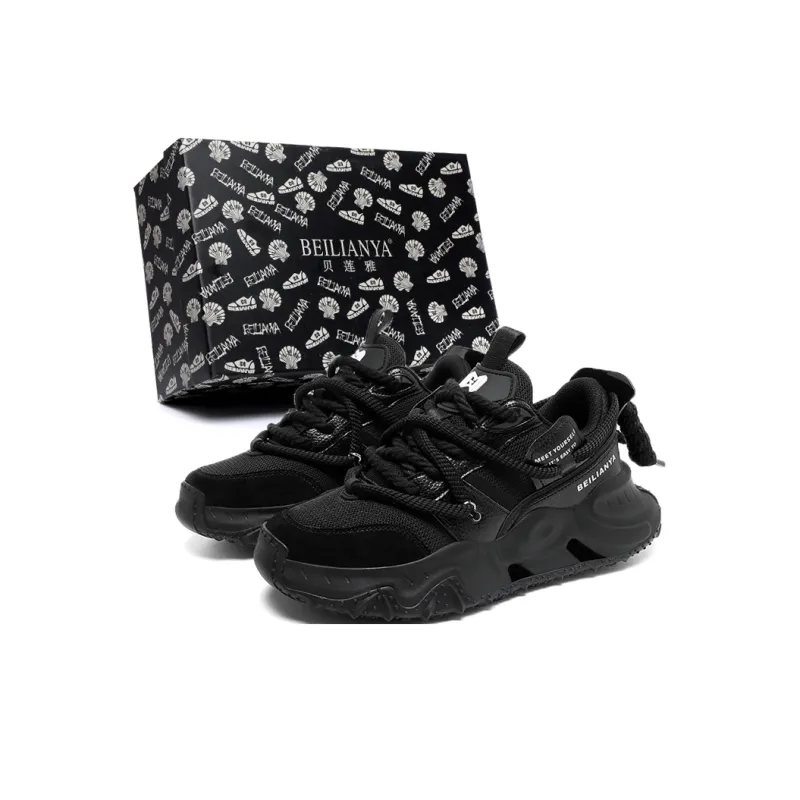 BEILIANYA Trendy Brand Streetwear Sneakers Low Top Chunky Sneakers Unisex Box-8