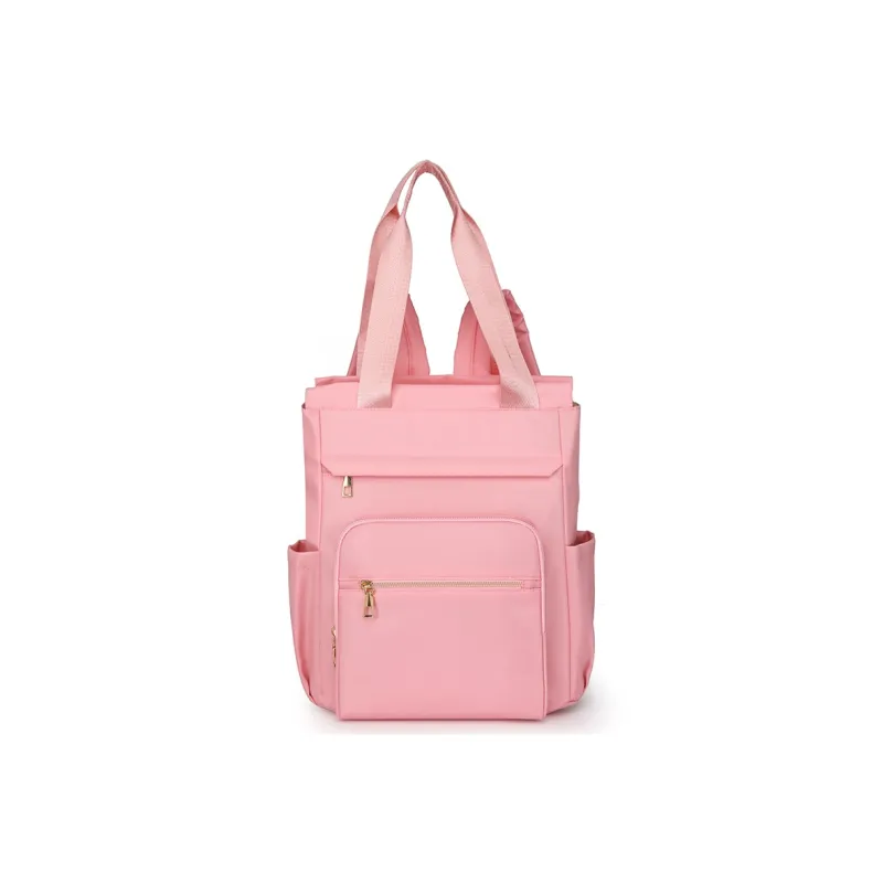Yalu Nylon Fabric Backpack Women's Cherry Blossom Pink/Olive Green/Pearl White/Classic Black/Khaki/Coffee-4