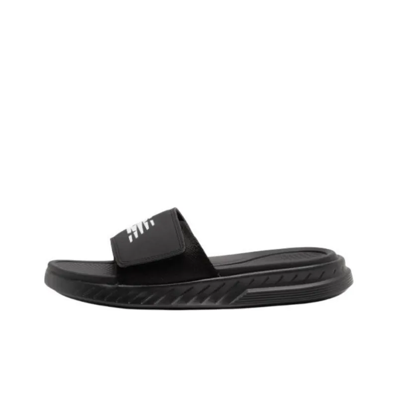 New Balance NB 1501 Slip Resistant Abrasion Resistant Slide Slippers Unisex Black Loose Fit-0