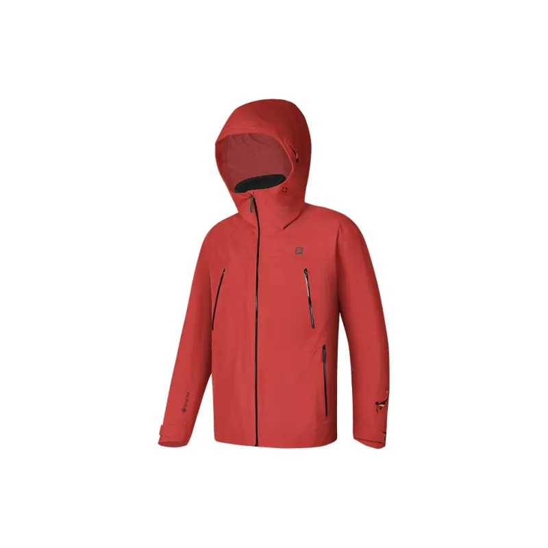 FILA Water Resistant Windbreaker Jacket Men's Dark Brier Red-1
