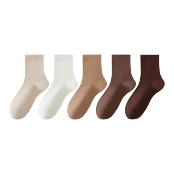 MIIOW Mid Calf Socks Women's 5 Pack