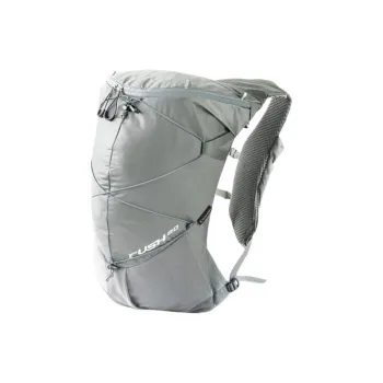 PAAGO WORKS Nylon Outdoor Hiking Bag Backpacks Unisex Glacier Silver