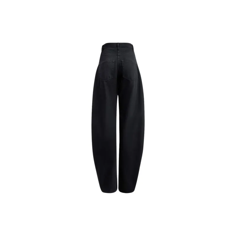Alaia High Waist Round Jeans-1