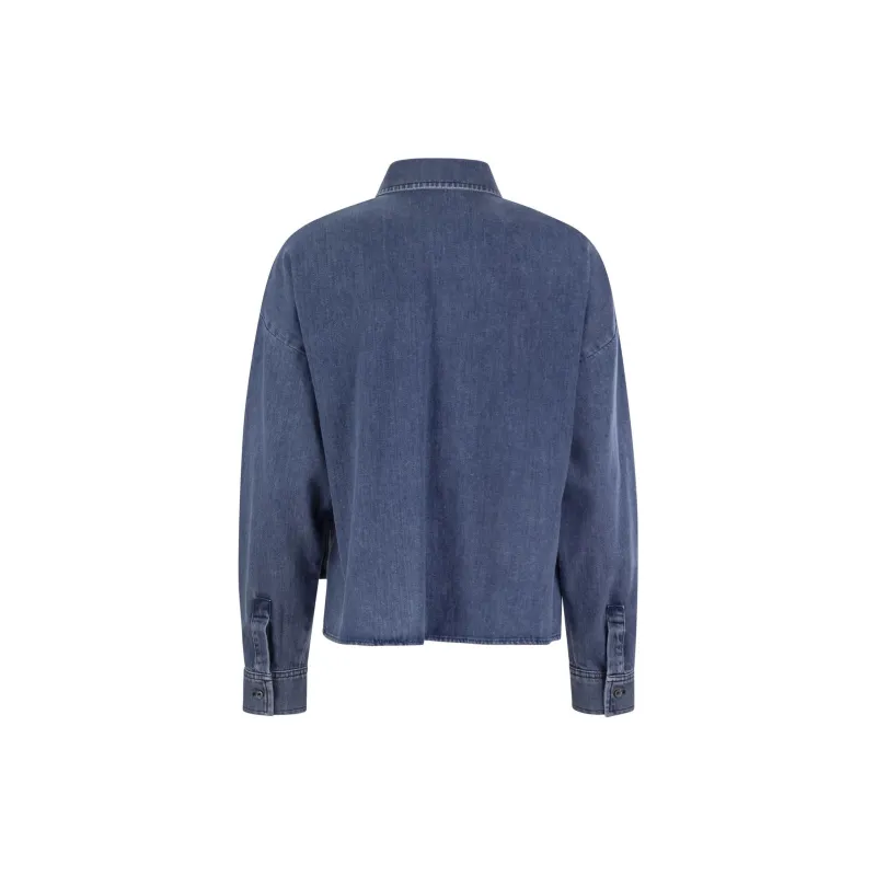 WEEKEND MaxMara Zemira Button Up Denim Shirt-1