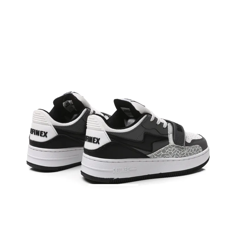 DEFINEX Low-Top Skateboard Shoes Unisex White-18